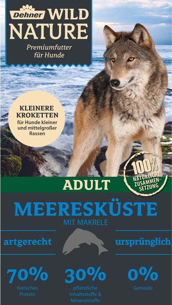 Dehner Wild Nature Hundefutter Meereskste 4 kg