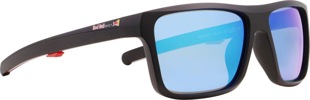 RED BULL SPECT EYEWEAR KANE-03P/Sonnenbrille - Black/Mirror Blau Black/Mirror Blau