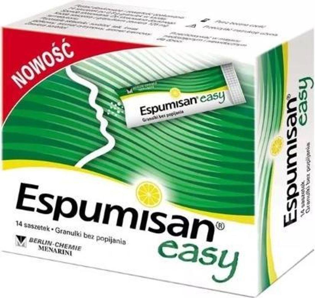 Espumisan easy, granulki, 125 mg x 14 saszetek Zdjęcie produktu 