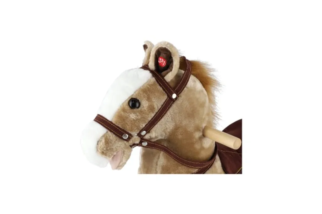 Cadeau idéal : Cheval à bascule interactif 71cm pour chambre d'enfant