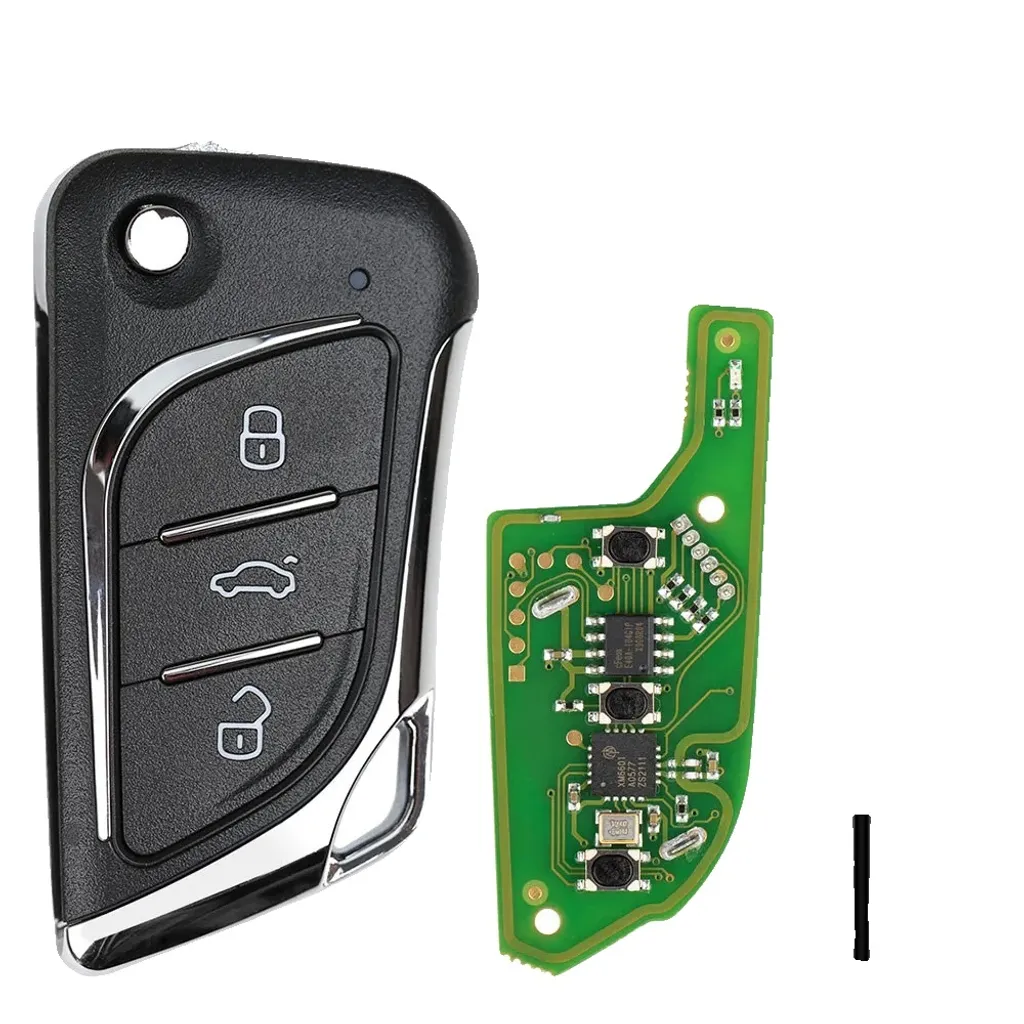 Télécommande sans fil version anglaise blanche compatible Xhorse v3