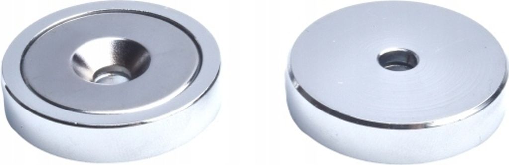 Neodym Magnete Magnetspannplatte 32x7 mit Loch für Konus Satz 5 Stück, Extrem stark, Magnettafeln, Kühlschränke, Whiteboards, DIY