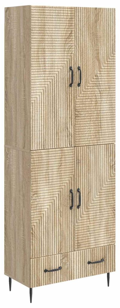 vidaXL Schrankset 2 pcs 66 x 34,5 x 95 cm Holzwerkstoff