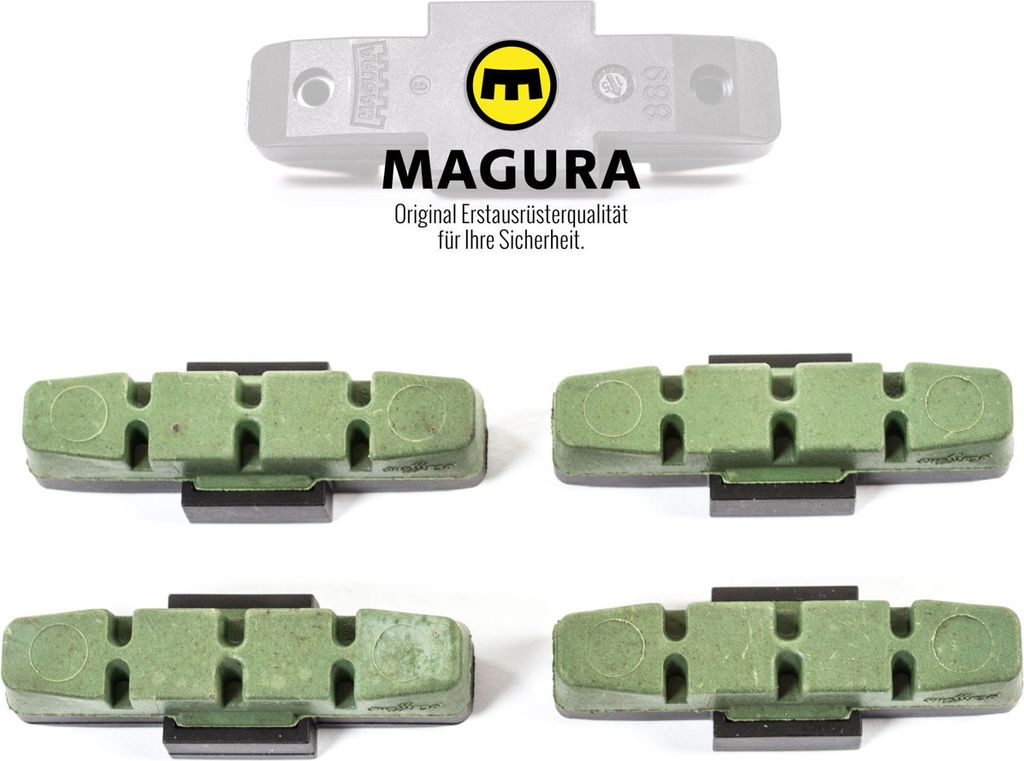 4 Stück original MAGURA  Brems Beläge hydraulische Produktbild 