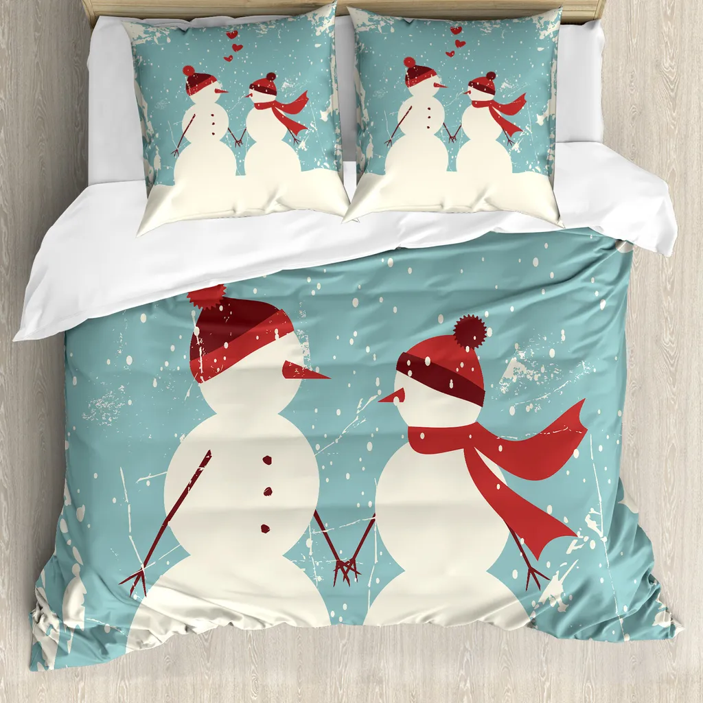 Housse de couette décorative Noël pour chambre d'amis 200x200 cm