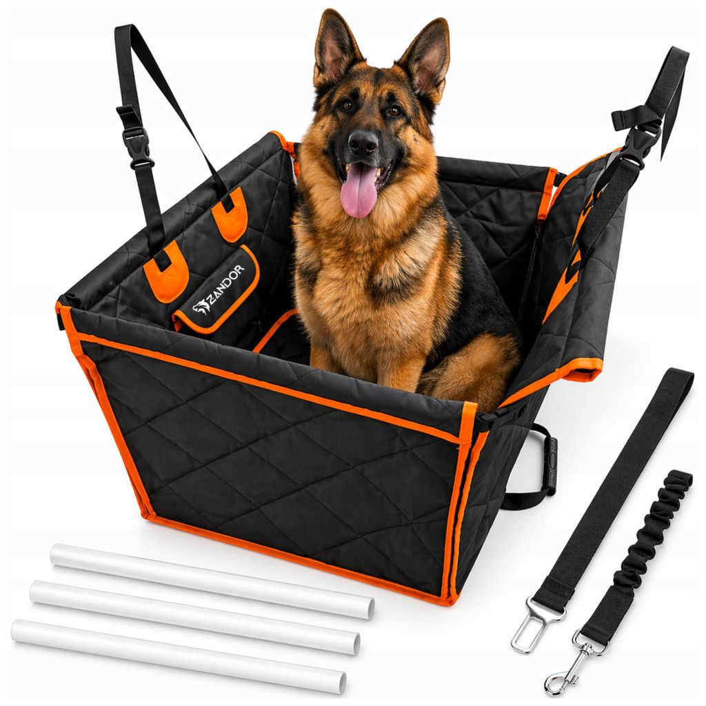 Zandor Hundesitz Auto XXL 2in1 Autoschutzdecke Hundebett Produktbild 
