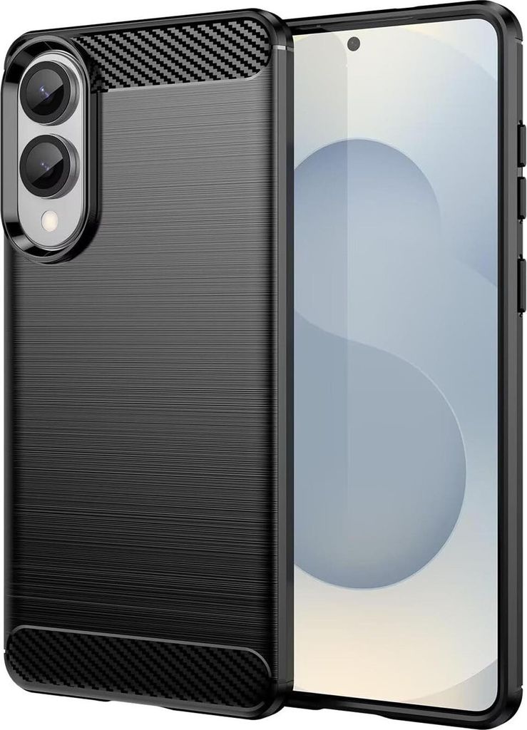 Hülle Carbon für Samsung Galaxy S25 Edge Schutzhülle Handy Case TPU Cover Handyhülle