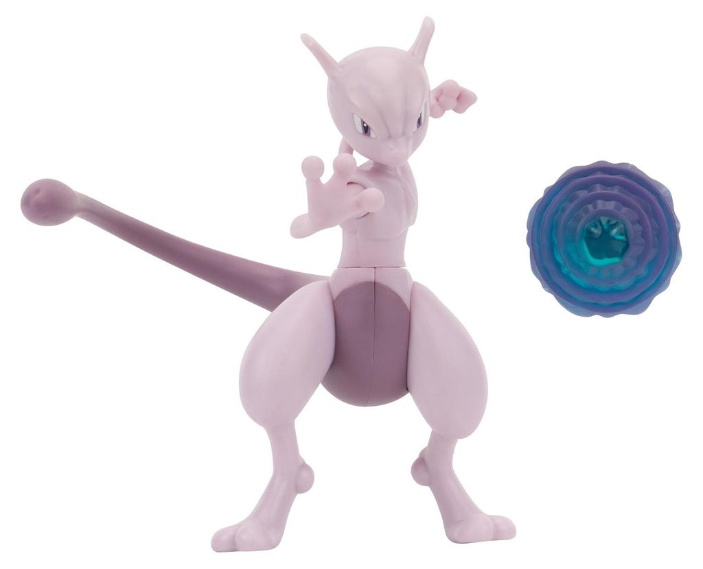 Pokémon PKW3370 - Battle Feature Figure - Mewtu, offizielle Produktbild 