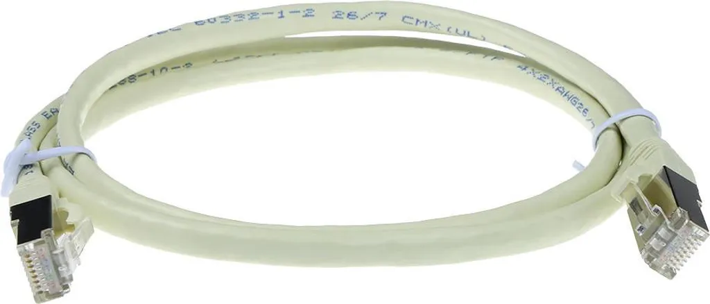 ACT Cavo Patch CAT6A 5m LSZH SFTP - Connessione Professionale Avorio - 2