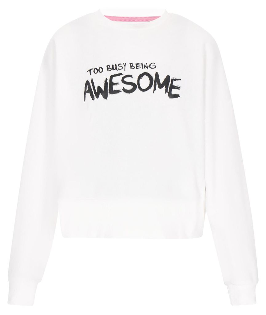 VANJA damen sweatshirt - weiss, XS