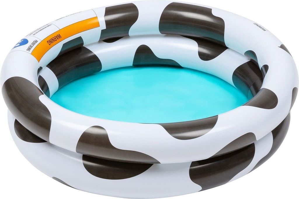 Swim Essentials Baby-Planschbecken – Schwarz/Weiß – Spot On – Ø 60 cm