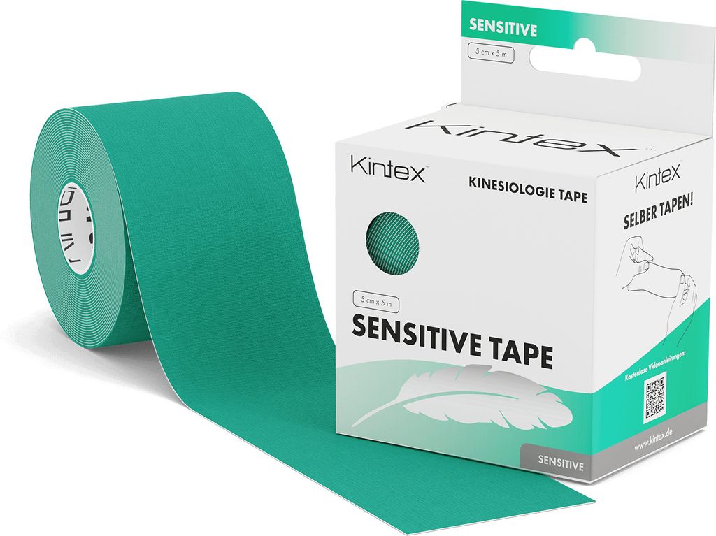 Kintex Kinesiology Tape Sensitive 5 cm x 5 m miętowa zieleń Zdjęcie produktu 