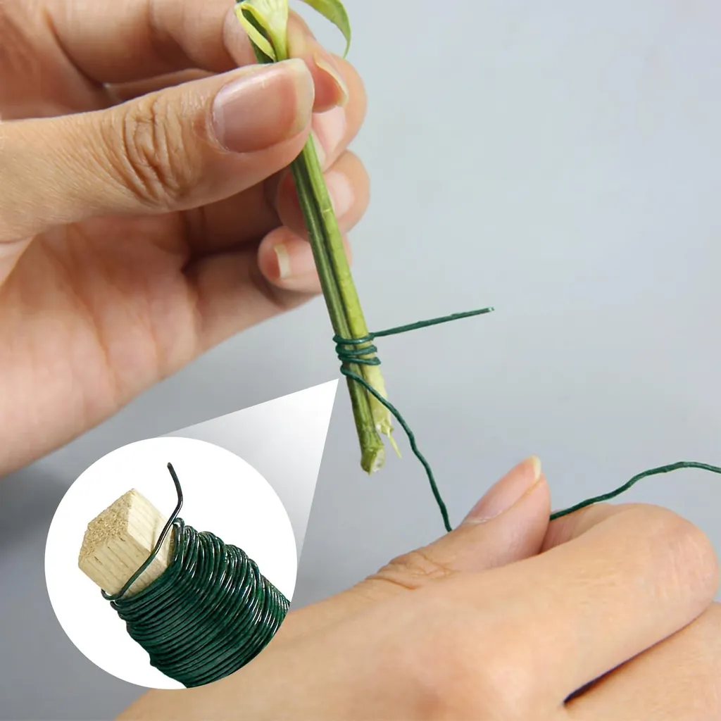 Fil d'emballage pour fleurs et plantes avec sac de rangement de 38m
