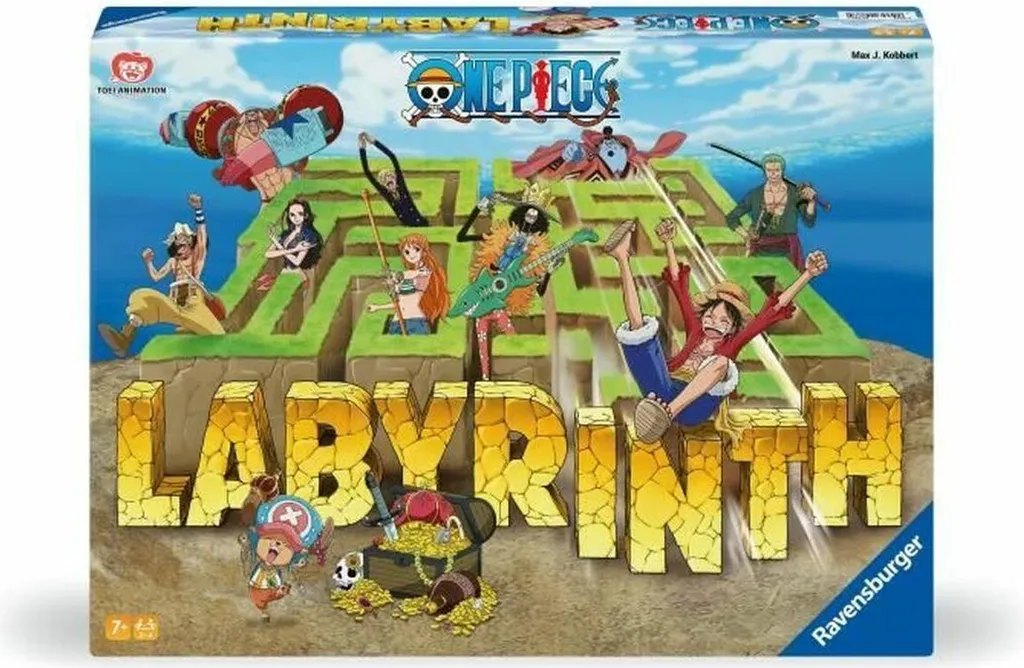 One Piece Maze Ravensburger - Jeu de Société avec Plateau Modulable Fun