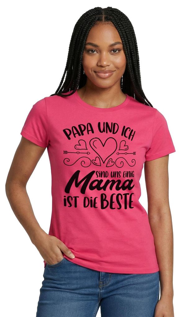 Spreadshirt Geschenk Mutter | Mama Ist Die Beste Frauen Produktbild 