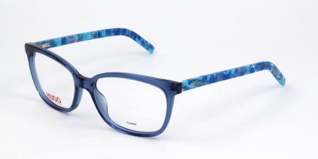 Hugo HG 0257 Blue havana 53/16/140 Damen Brillen Produktbild 
