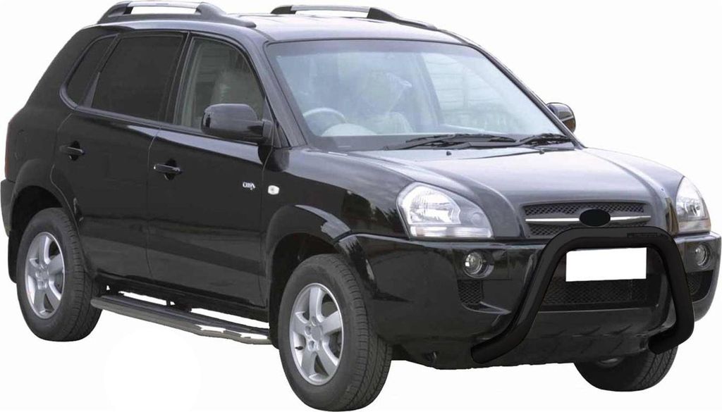 Frontbügel Frontschutzbügel für Hyundai Tucson 2004-2009 ø76mm Stahl Schwarz