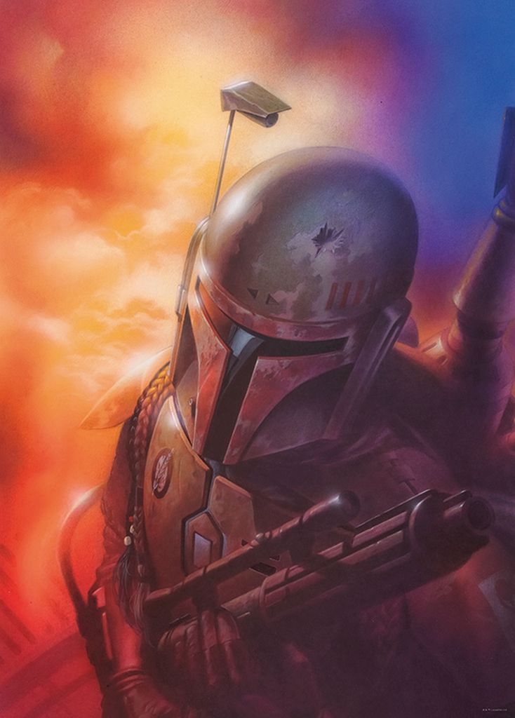 Disney Poster Star Wars Mandalorian Multicolor - 610238 - 50 x 70 cm