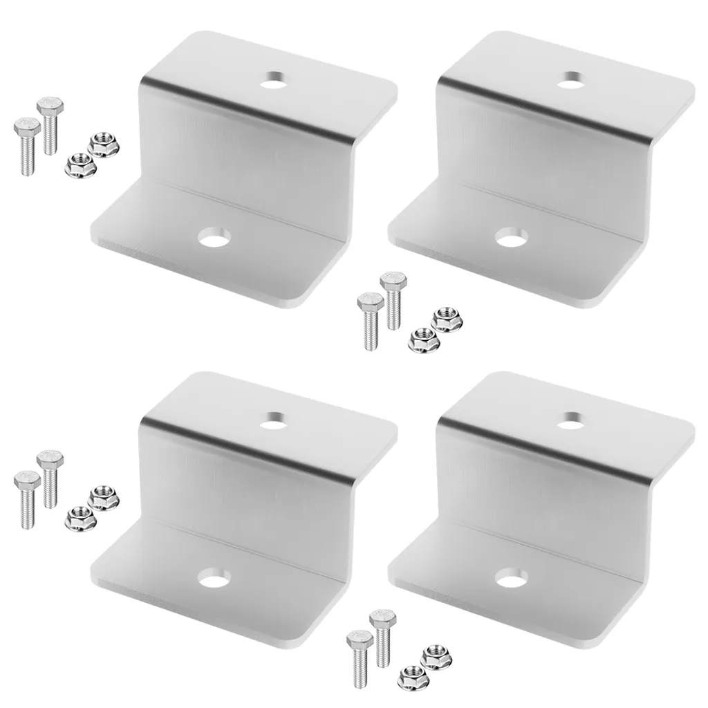 Supporto Modulo Solare Z-Mount Alluminio 4 Pezzi per Barca