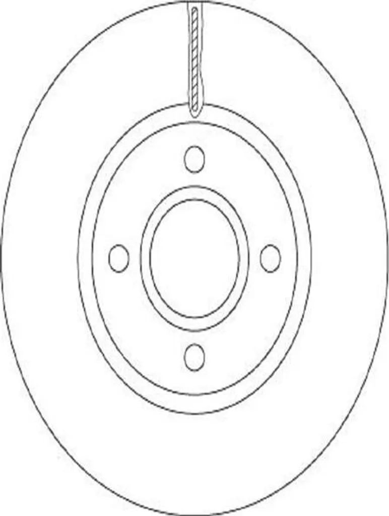 2x Disques de frein TRW DF6509 pour FORD Fiesta Mk6 et B-MAX