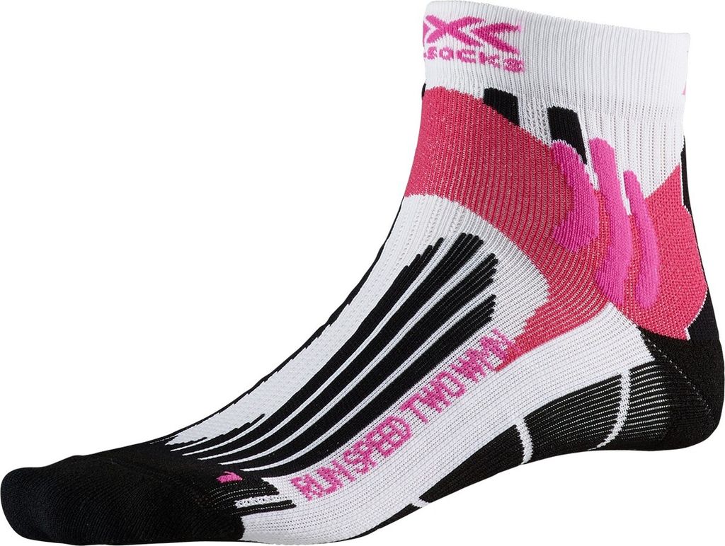 X-SOCKS Run Speed Two Laufsocken Damen arctic white/opal black 35-36