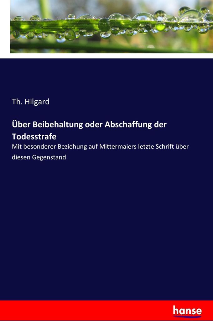 Über Beibehaltung oder Abschaffung der Todesstrafe