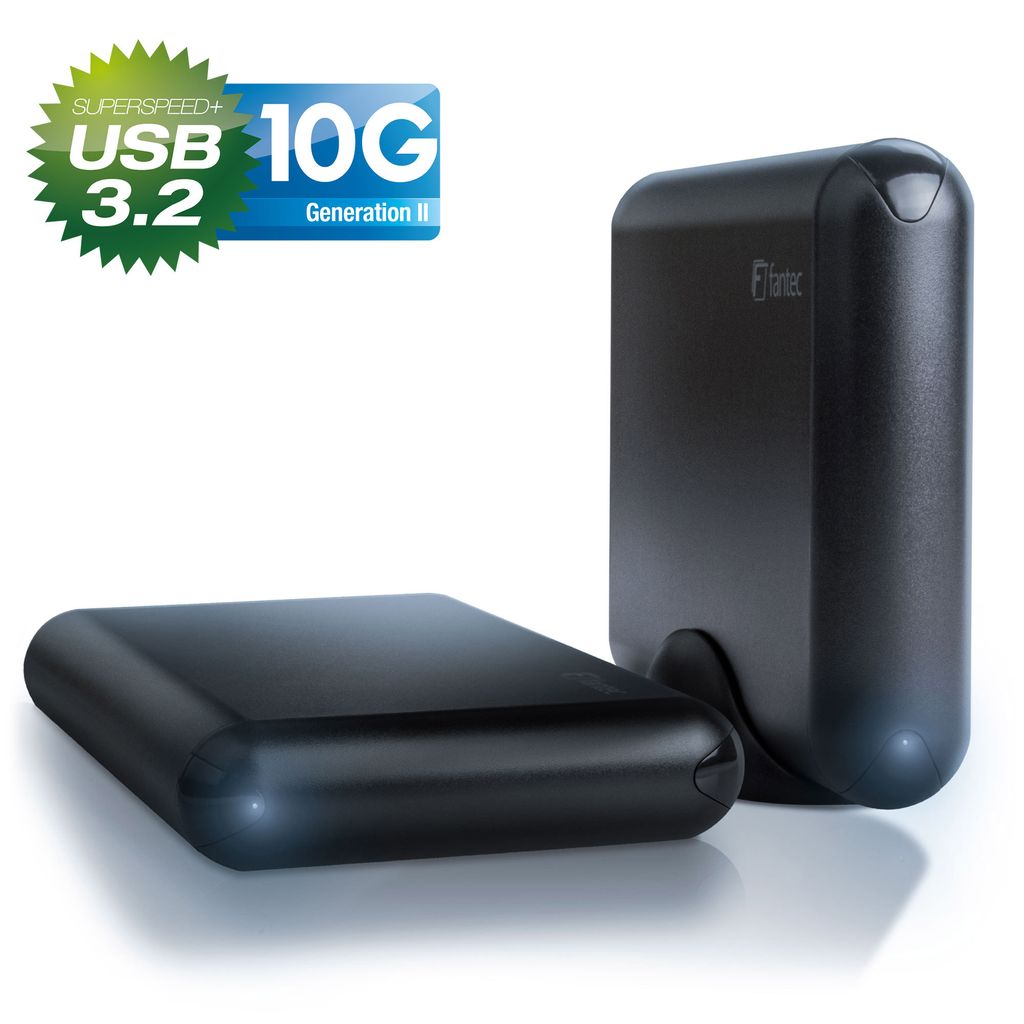 FANTEC DB-ALU31 schwarz 3,5 SATA USB 3.1 Tipo-C Immagine del prodotto 