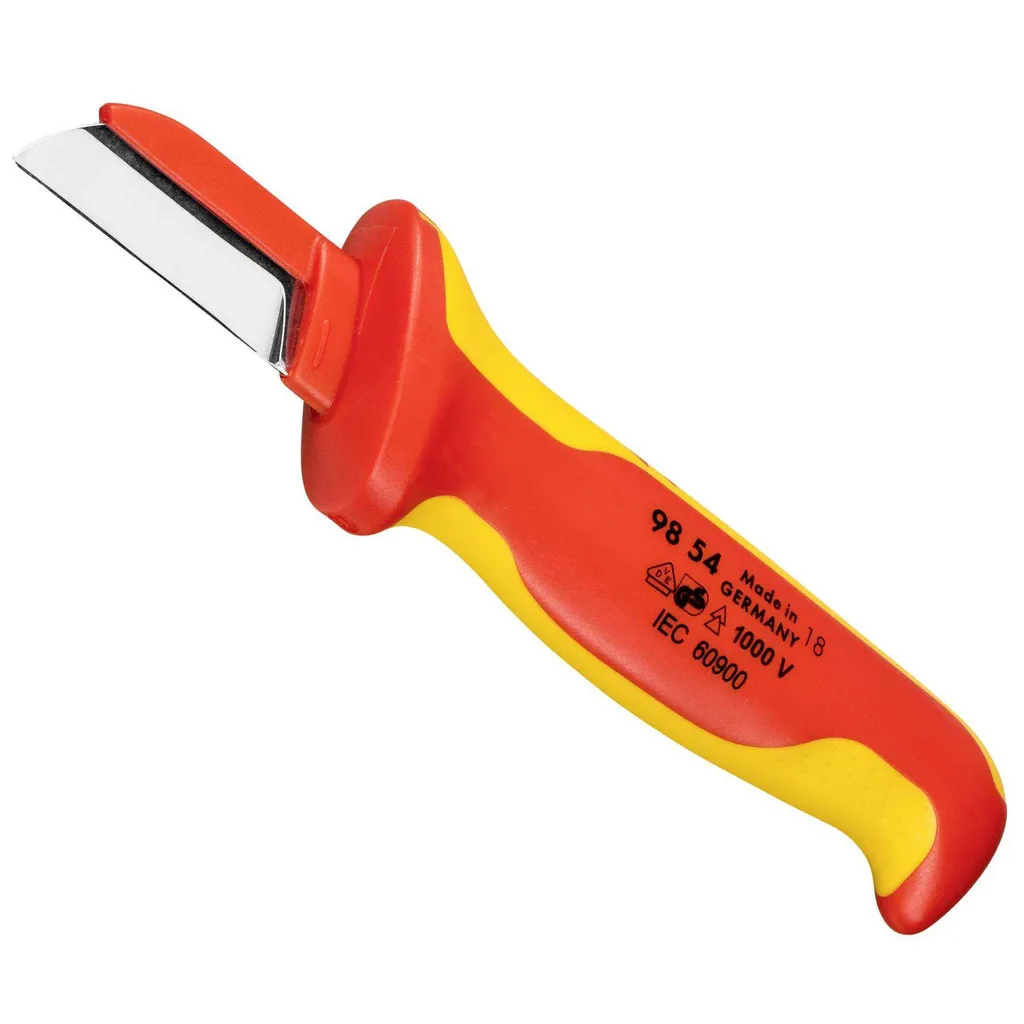 KNIPEX 16 50 145 SB: Il rivoluzionario coltello sguainacavi a cricchetto