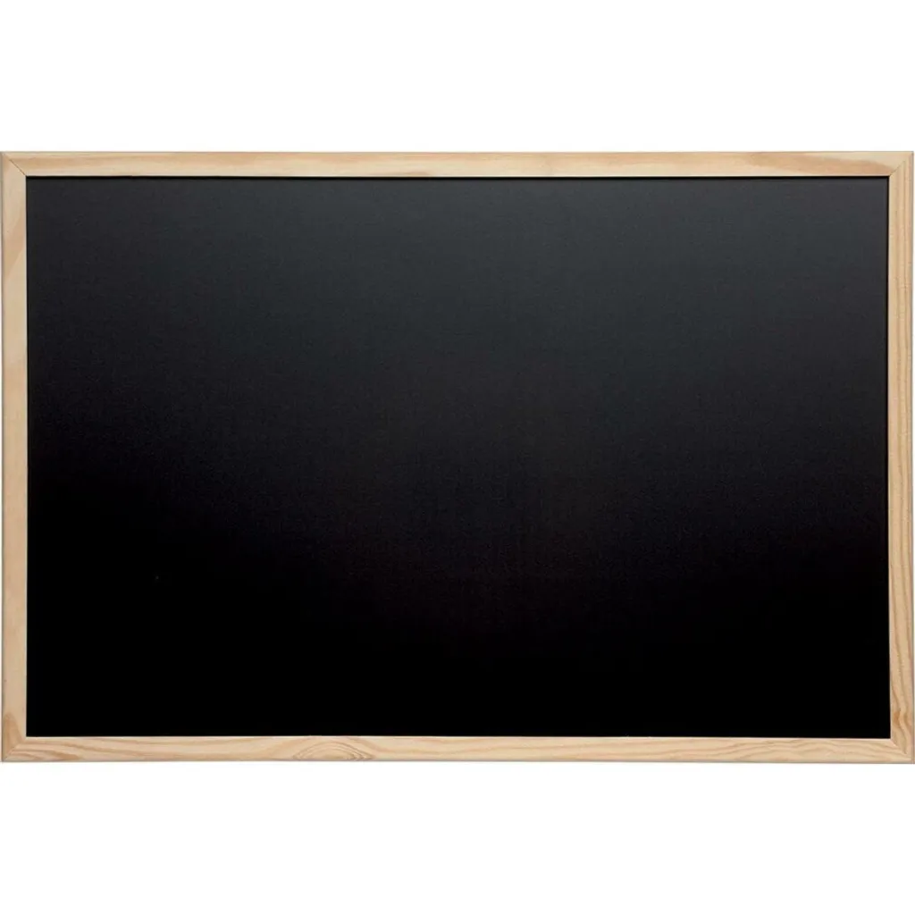 MAUL Tableau à Craies avec Cadre en Bois Naturel - Format 40 x 30 cm