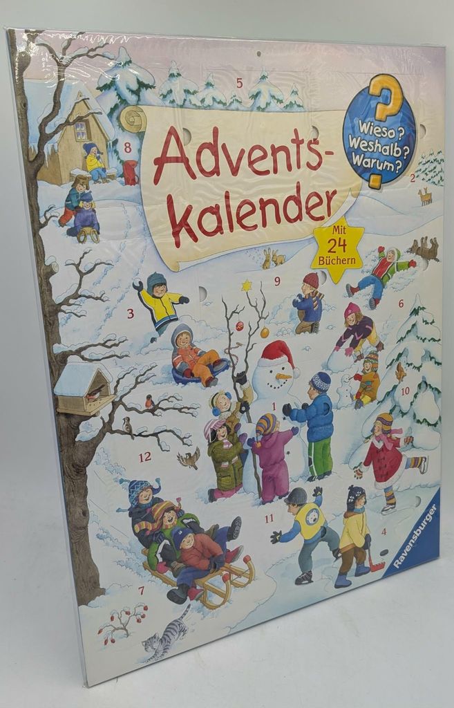 Ravensburger 02895 Wieso? Weshalb? Warum? Adventskalender mit 24 Minibüchern