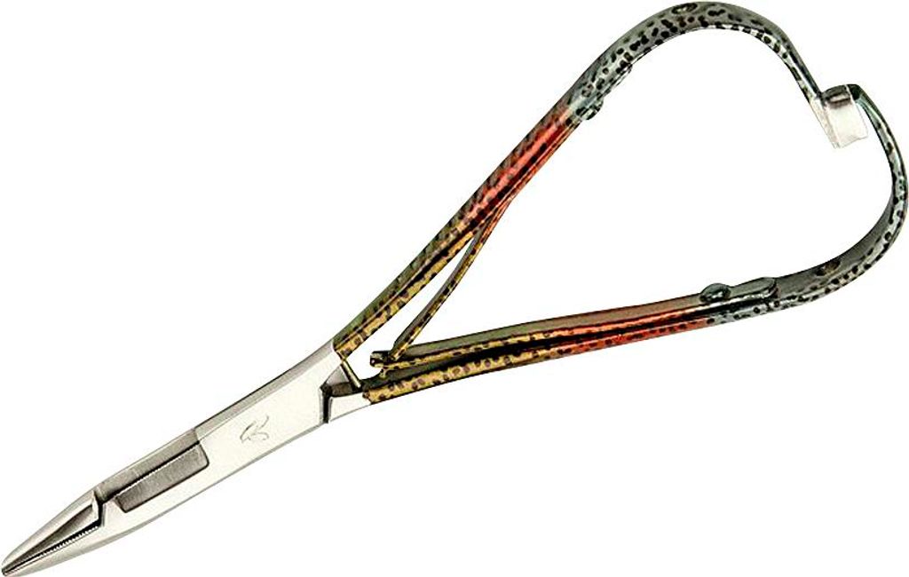 Traun River Scherenklemme mit Nadel Motiv Rainbow