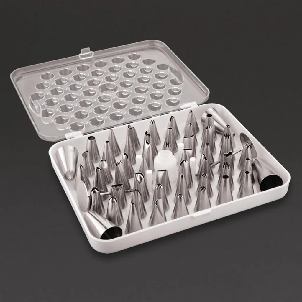 Set di beccucci per decorare torte Vogue, 52 tubi diversi