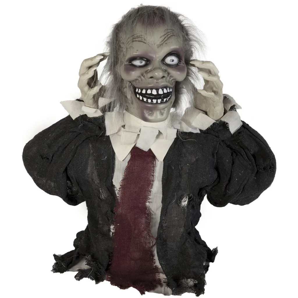 Europalms Halloween Zombie Theo 67cm - Décoration Horreur Animée