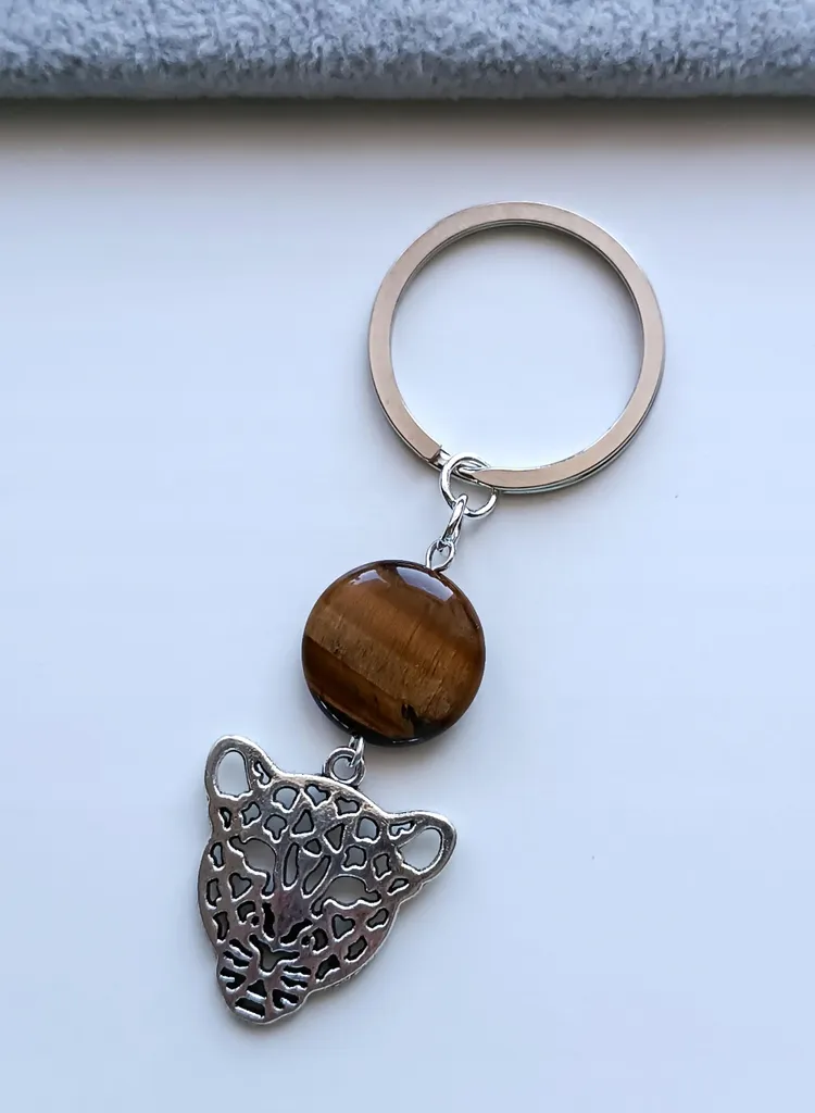 Portachiavi Tigre Occhio di Tigre - Accessorio Streetwear Pantera