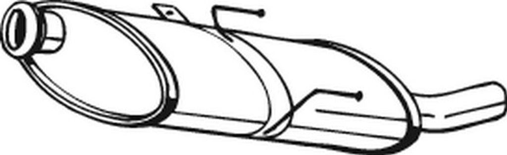 Bosal Endschalldämpfer 190-833