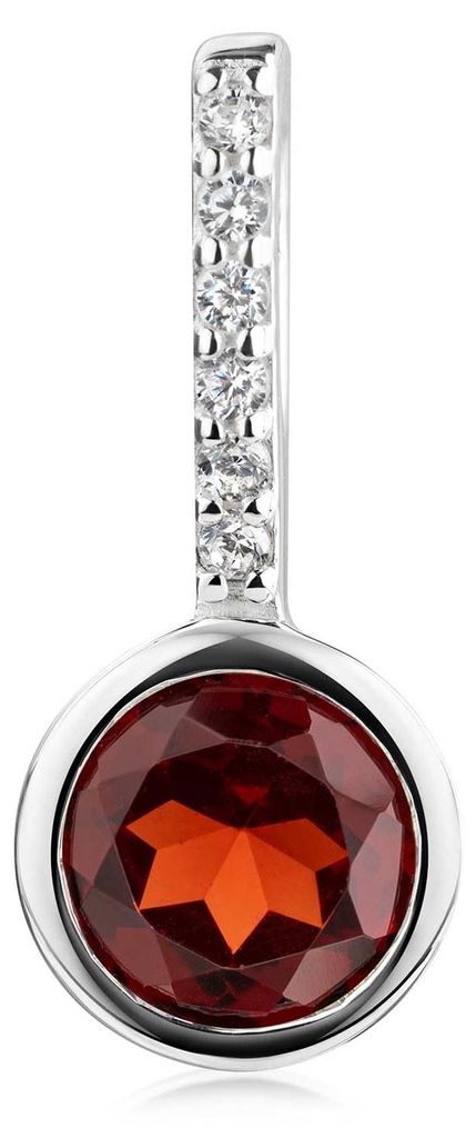 Granaat hanger, zilver 925 - dames kettinghanger met Productafbeelding 