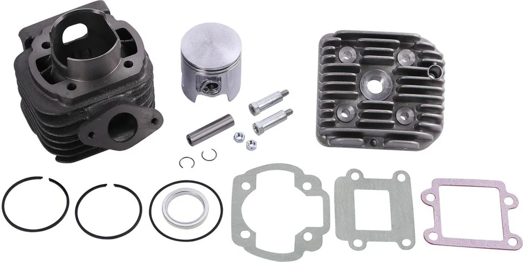 Cylindre Malossi 68cc D47mm Fonte Haute Résistance Minarelli Vertical