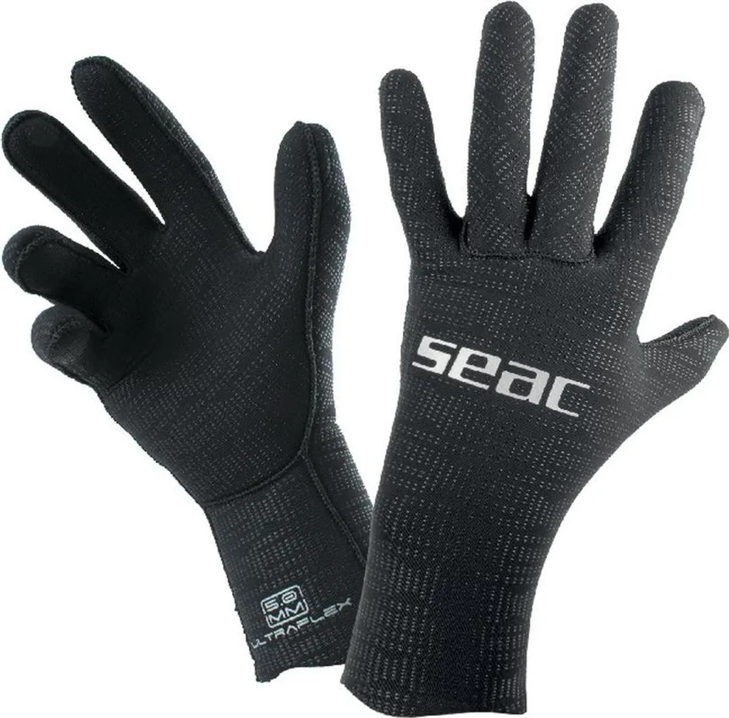 Gants SEAC SUB Ultraflex 5 mm XXL pour plongée sous-marine et néoprène
