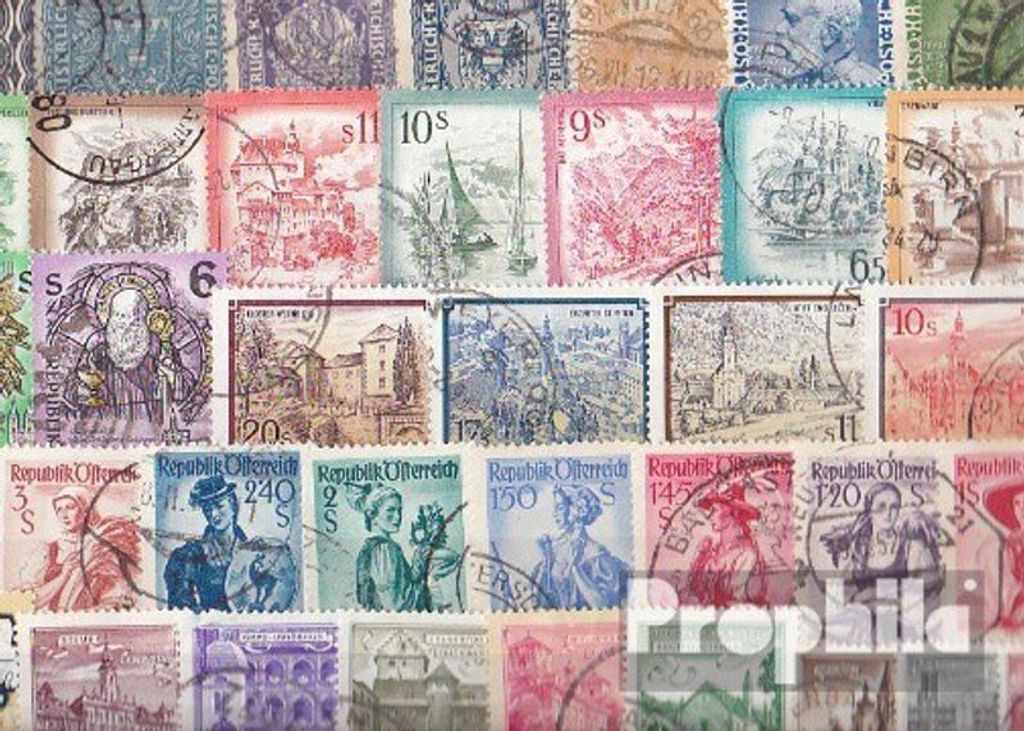 Briefmarken Österreich 150 verschiedene Marken
