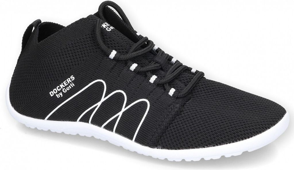 Dockers by Gerli Sneaker Damen Barfuß Sneaker schwarz Basics Textil EU38