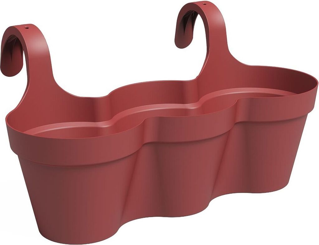 Artevasi Capri Balcony Triple Pot, Rot, 11 l, 305 mm, 540 Produktbild 