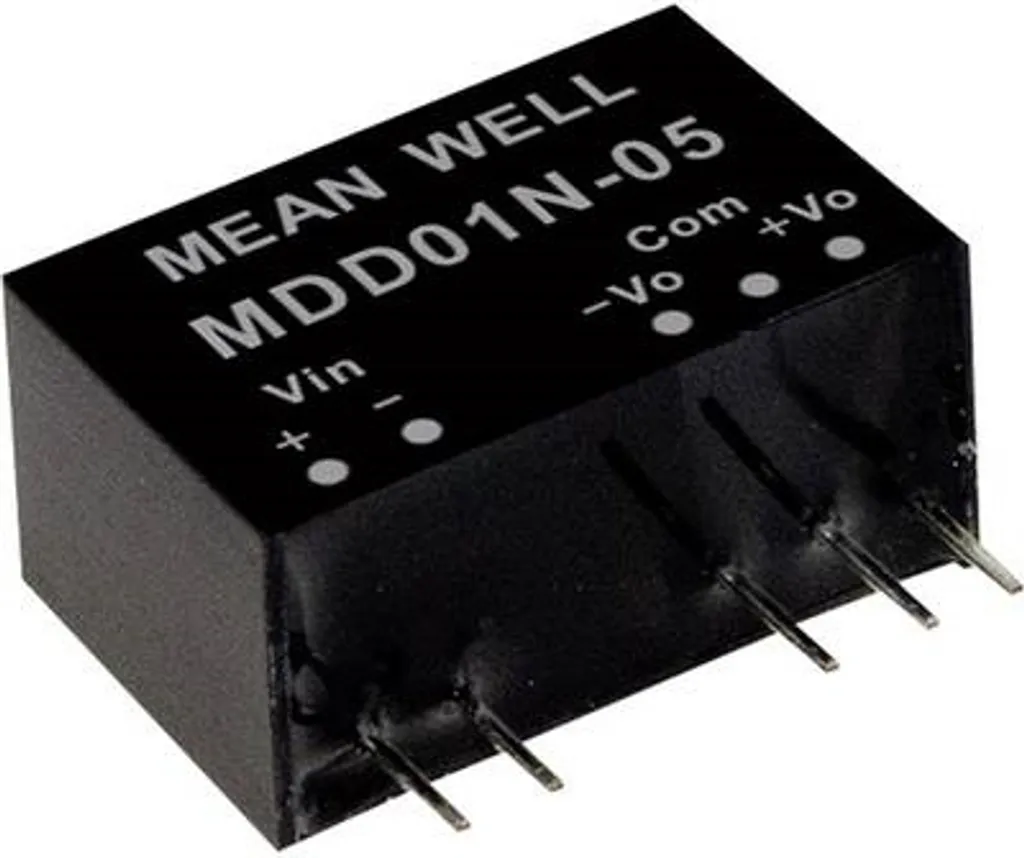 Alimentation Médicale MEAN WELL MDD01M-09 DC-DC 1W Sortie Stable 9V