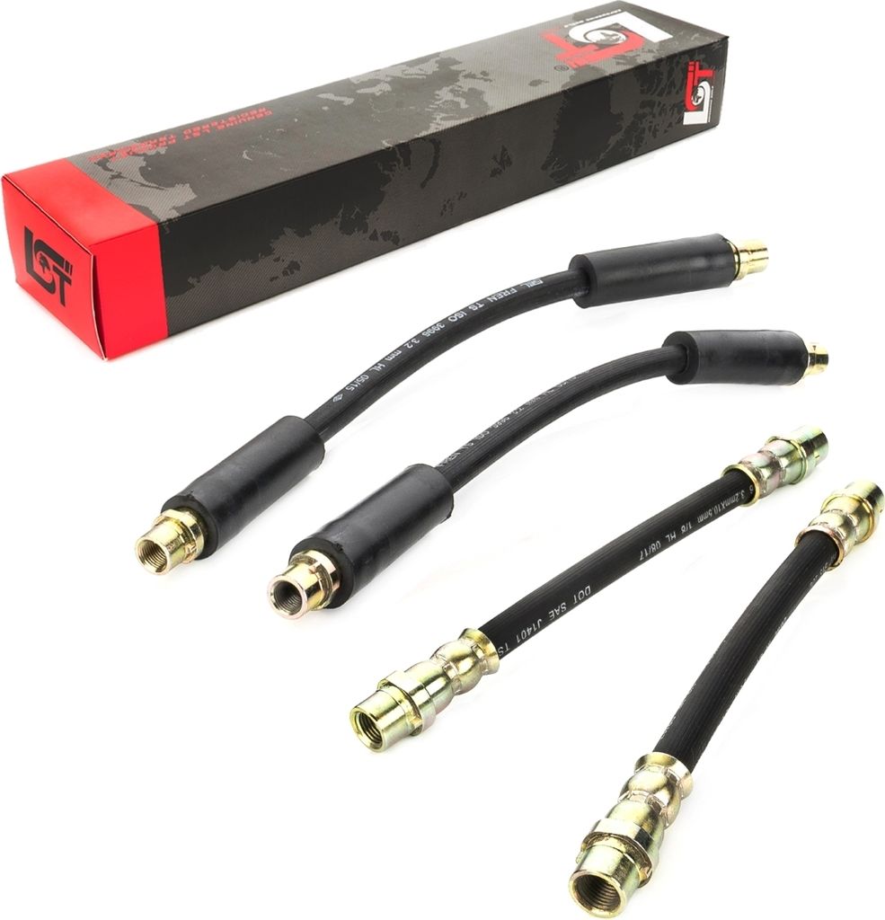 4x Bremsschlauch Bremse vorne hinten links rechts für AUDI A6 4B C5 170 + 295 mm