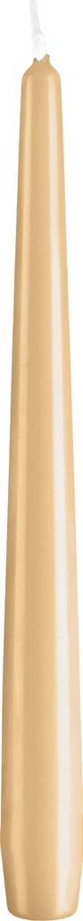 Konische Spitzkerzen Beige 240 x Ø 23 mm, 50 Stück