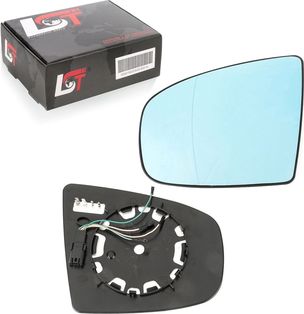Außenspiegel Glas heizbar asphärisch links blaugetönt für BMW X5 E70 X6 E71 E72