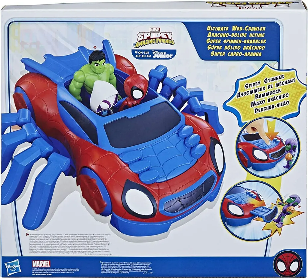 Hasbro Marvel Spidey Ultimate Web-Crawler Véhicule Géant 2-en-1 Marvel