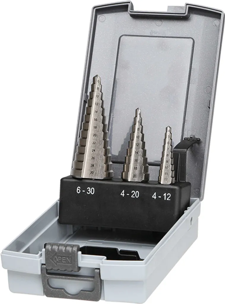 Coffret de mèches étagées professionnelles de 4 à 32 mm - Lot de 3