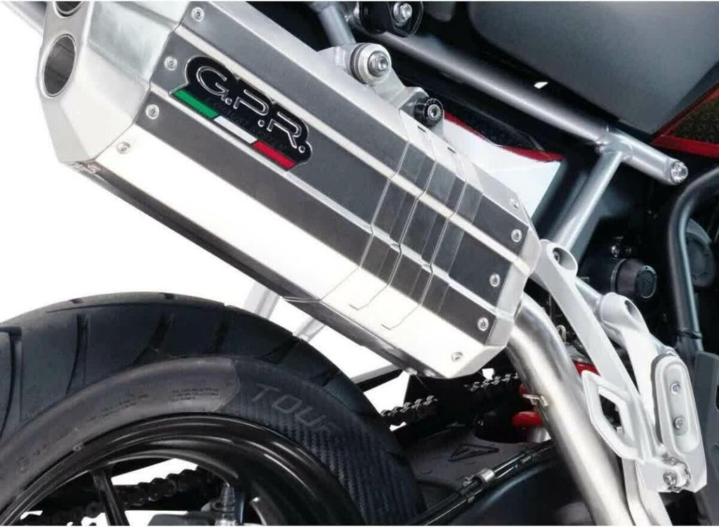 GPR Hyper Sonic Slip-On Auspuff genehmigt Edelstahl für BMW R 850 R