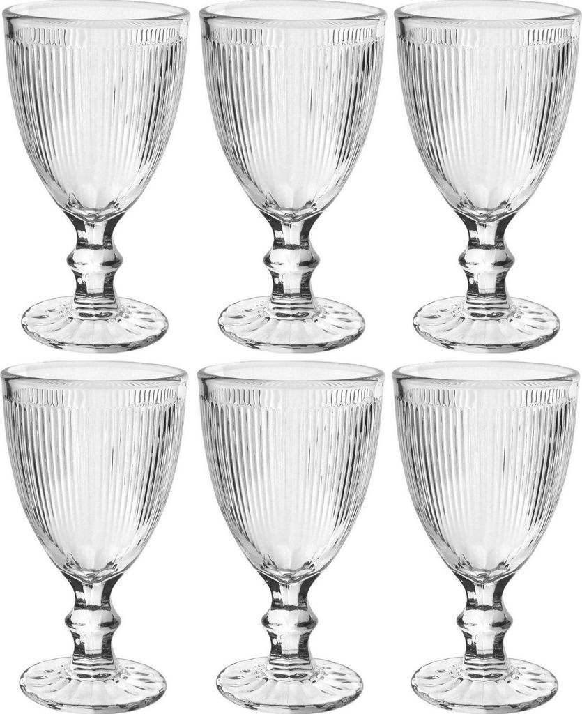 Gläserset für Getränke, Desserts und Cocktails LUXITO GIN 350ml 6-tlg.