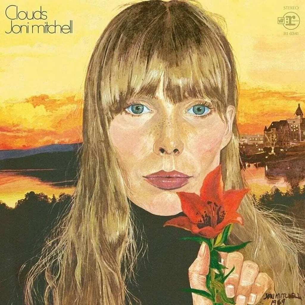Vinyle Joni Mitchell Clouds édition limitée orange pressage LP rare